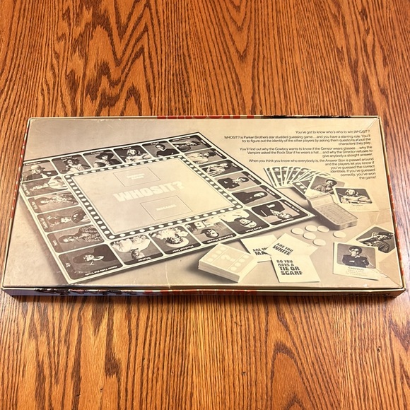Vintage 1976 Whosit? The Star-Studded Guessing Game by Parker Brothers No 50 - Picture 15 of 16